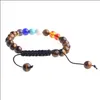 Beaded, Strands Jewelry Seven Chakra Bracelets Men And Women Fashion Personality Listing Essential Oil Diffusion Yoga Drop Delivery 2021 Knf