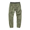 Höst och vinter herrbyxor Versatile Leisure Byxor Street Outdoor Plush Tooling Sweatpants Broderade Badge European American Trends