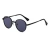 Modische Cartir-Sonnenbrillen. Die neuesten Retro-Sonnenbrillen mit rundem Rahmen für Damen, moderner Metallstil, kleine modische Herrenbrillen, schwarze Rahmen, rote Gläser, weiße Brillen