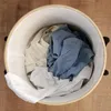 Worki do prania grube podwójnie magazynowe koszyk brudne ubrania bawełna i lniane składane wodę zabawki kubełkowe