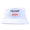 Trump 2024 Hat Bucket Sun Cap USA Presidential Election Fisherman Hats Elections Baseball Caps Save America Again