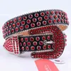 2021 low whole Western Cowgirl Cowboy Luxury Ajustable Length Rhinestones Belt Studded Belts For Women for Men Ceinture 7333711