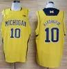 College Michigan Wolverines Basketball Jerseys Tim Hardaway Jr 1 Glenn Robinson III Jersey 3 Trey Burke Chirs Webber 41 Glen Rice HEREN SHORTS