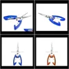 Pliers Hand Home & Garden Drop Delivery 2021 6Dot3" Multifunctional Tools Stainless Steel Plier Scissor Tackle Accessories Fishing Line Cutte