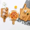 50 adet Bambu Doğrama Blokları 33 * 18 * 1 cm 40 * 24 * 1 cm Ahşap Kesme Tahtaları Pizza Meyve Ekmekler Plaka Bambu Doğrama Blok Pişirme Kurulu Aracı DHL Teslimat
