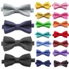 Barn Mode Formell Bomull Bow Tie Kids Classical Dot Bowties Färgglada Butterfly Bröllopsfest Pet Bowtie Dog Tuxedo Slipsar