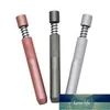 1 Uds pipa de Metal para fumar One Hitter 78MM pipa de tabaco Dugout Bat pipa de hierba prensa portátil primavera varillas de humo accesorios para cigarrillos