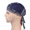 Ciclismo Bandana Crânio Cap Beanie Lightweight Ajustável Algodão Motociclista Chapéu Hospe Headband Faixa de Headscarf Doo Rags Head Wraps 1733 Z2