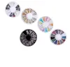Nail Art Brushes Set Double-Ended Dotting Pen Striping Tapes Glitter Foil Chips Decoration Rhinestones All For Manicure Nails Tools Kit