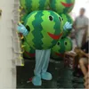 Costume de mascotte de pastèque d'Halloween de haute qualité personnaliser le personnage de thème d'anime en peluche de fruit de dessin animé taille adulte tenue de fête en plein air de carnaval de Noël