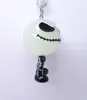 Koszmar przed Bristmhe Breychain Jack Skellington Key Hanger Heat Head Glowed In Dark Figure Breakechains