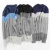 Trui mannen aankomst casual trui mannen herfst ronde hals patchwork kwaliteit gebreide merk mannelijke truien plus size B0303 210518