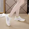 Summer Shoes's Sneakers White Mesh Breather Lederen Vrouwen Lage Tops Trainers Skate Schoenen Fashion Casual Shoe Factory Groothandel Snel Schip