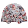 Baby Hair Accessories children printed Bow Hats newborn cotton Pullover hat 9249