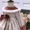 Girl039s Dresses 2021 Arrivals Winter Spanish Girl Twopiece Dress Padded Fluffy Princess Girls Christmas Birthday Wedding4438206