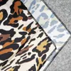 Nowy Plus Size Boho Maxi Dekulowana talia Kobiety Summer Drkaftan Leopard Beachwear Robe Sarong Tunika Pareo Długa Dress X0621