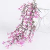 Decorative Flowers & Wreaths 2Pcs Artificial Ivy Outdoor Fake Hanging Plants Wall Hang Garland Balcony Basket Garden Party Home Office Decor