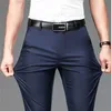 6 Colors Spring and Autumn Men's Slim Casual Pants Fashion Business Brand Thin Trousers Classic Style 211112