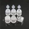 5G Mini Diamante Forma Loose Powder Garrafa Vazio Caixa Viagem Cosméticos Glitter Olho Caixa de Sombra Pots Garrafas com Pensões e Tampas Preço de Fábrica Especialista Qualidade