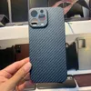 Real Carbon fiber case For Apple iPhone 13 Mini 13Pro Max Ultrathin Fully Enclosed Protective shell Aramid fiber Case H11208695175