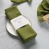 4 8 12 Packs Reusable Durable Cloth Napkins Plates Polyester Flax Fabric Japanese Style Table Mat for Kitchen Dining Wedding