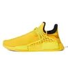 Överdimensionerade EUR 47 Pharrell Williams NMD R1 v2 ​​mänsklig ras löparskor mens kvinnor löpare extra öga lila hu spår vita svarta gula tränare sport sneakers