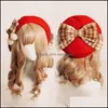 Hats Caps Hats, Scarves & Gloves Aessories Berets Winter Cute Beret Women British Fashion Retro Big Bow Plaid Painter Hat Girl Female Beanie