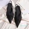 Fashion-women sandals apontou toe couro saltos altos mulheres bombas de casamento desenhador sapatos mulher elástico banda bowtie