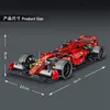 Mork 023005 High-Tech Moc Red F1 Technology Technology Sports Racing Car Model 1099pcs Modular Toys Blocks Boy Day Day G2505