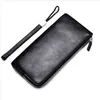 Men Wallets Classic Long Style Card Titular Male Purse Zipper grande capacidade grande para a carteira de marca ME318V