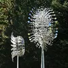 Solar Lamps 2021 Unique And Magical Metal Windmill Outdoor Dynamic Spinners Wind Power Catchers Exotic Yard Patio Lawn Garden Decoration