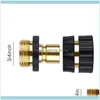 Suprimentos pátio, jardim de grama doméstico doméstico mangueira tap misturador de conector 3/4 polegadas adaptador americano tubos de água marceneiro de tubulação de água