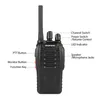 Walkie Talkie Radio Ricetrasmettitore palmare bidirezionale Ricarica USB Comunicatore walkie-talkie