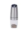Gravity Electric Salt Pepper Grinder, Automatic Mill Battery-Operated with Adjustable Coarseness, LED Light, Kitchen tool ZZE10772