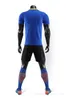 Maglia Calcio Kit Calcio Colore Blu Bianco Nero Rosso 258562235