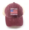 American Presidential Election Biden Let's Go Brandon Baseball Children's Four Seasons Sun Visor Caps Sports Outdoor Summer Hats Gifts G1107IKI