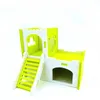 Small Animal Supplies Hamster Sleeping House Nest Cage Mouse Rat With Climbing Ladder Viewing Deck Toys