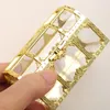 Gift Wrap 30PCS/10PCS Top Grade Large Size Treasure Box Gold Transparent Plastic Wedding Boxes Baby Shower Candy Jewellery