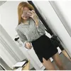 Werueruyu Fashion Women Officeフォーマルペンシルスカート春夏エレガントなスリムフロントスリットミディブラック/レッドOL S 220214