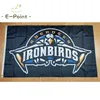 MILB Aberdeen IronBirds Bayrağı 3 * 5ft (90 cm * 150 cm) Polyester Afiş Dekorasyon Uçan Ev Bahçe Şenlikli Hediyeler