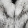 Women Faux Fur Vest Casacos Femininos De Pele Winter Spring Coat Blaser Feminino Fashion Outwear Freeship 210527