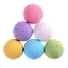 Bath Bombs Ball Organic Bath Bombs Bubble Salts Ball Essential Oil Stress Relief Exfoliating Vanilla Lavender Rose Flavor Salts Ball