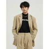 Vêtements-produit de printemps 2021, costume coréen de couleur Pure, profil de loisirs Simple pour hommes, survêtements tendance Single West