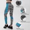 Style Fashion Women Floral Fitness Leggings Ladies Elastic Force Polyester Long Pants 210925