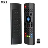 X8 Backlight MX3 Mini Teclado 2.4G PC sem fio Controles remotos com IR Aprendendo Qwerty 6Axis Fly Air Mouse Backlit Gampad para Android TV Caixa I8