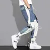 Homens Calças de Carga Hip Hop Streetwear Cordão Design Calças Casuais Homens 2021 Verão Brand New Harajuku Moda Calças Homens Y0927