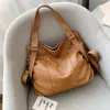 Sacs à main pour femmes mode luxe en cuir souple grande capacité Hobo Plaid fourre-tout couleur unie épaule femme grand sac de messager