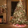 Noel Süslemeleri 108 cm Aydınlık Ağaç Etek Merry Süsleme Zemin Kapağı Ayak Halı Mat Orijinal