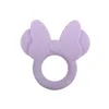 Silikon Beißringe Maus Ohren Form Molaren Spielzeug Weiche Lustige Baby Kleinkinder Kleinkind Beißring Spielzeug M3725