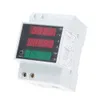 Digital Voltmeter Ammeter Din Rail Current Voltage Meters AC80-300V LED Display Volt Meter Power Factor